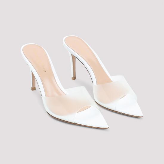 26SS 지안비토로시 뮬/슬리퍼 G1105085RIC GSV BIBI WHITE WHITE - GIANVITO ROSSI