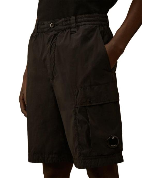 26SS 씨피 컴퍼니 숏팬츠 BE254A 006439G999 BLACK - C.P. COMPANY