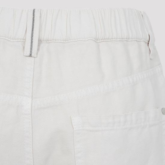 26SS 브루넬로 쿠치넬리 스트레이트 팬츠 ML996P4053 C8739 CHALK NUDE NEUTRALS - BRUNELLO CUCINELLI