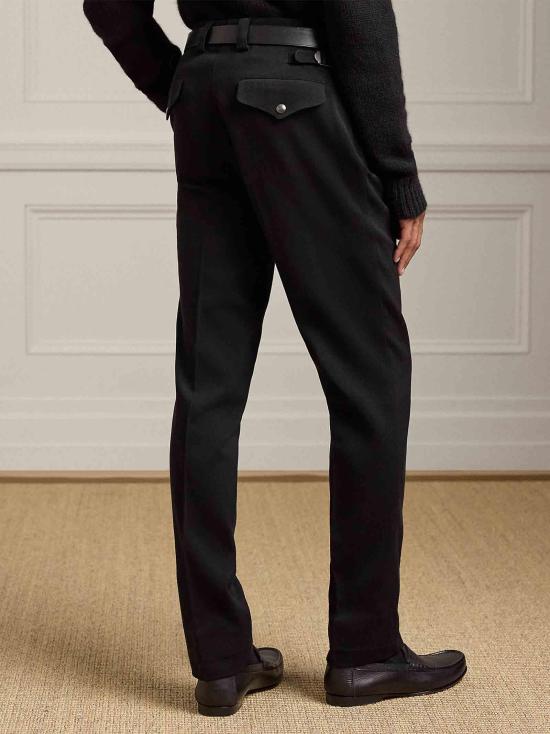 25FW 랄프 로렌 스트레이트 팬츠 798982368 001 BLACK - RALPH LAUREN