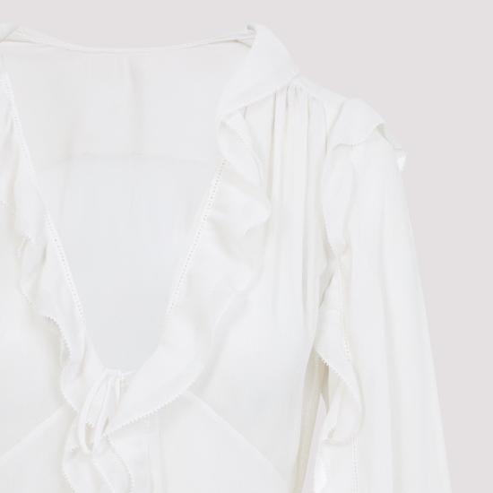 26SS 알베르타 페레티 셔츠 A02111617 0003 AVORIO WHITE - ALBERTA FERRETTI