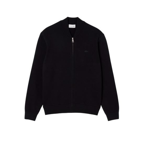 25FW 라코스테 PARIS PACK 집업 봄버 가디건 AH5177 031 NERO BLACK