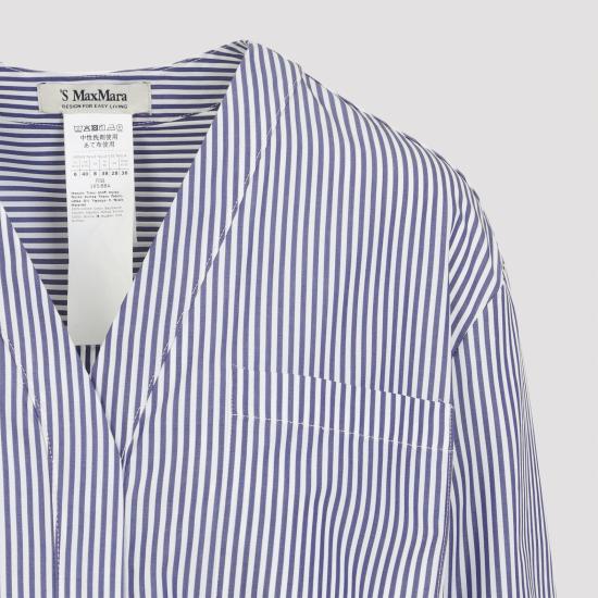 26SS 막스마라 셔츠 2619111021600 049 RIGA BLU BIANCO BLUE - MAX MARA