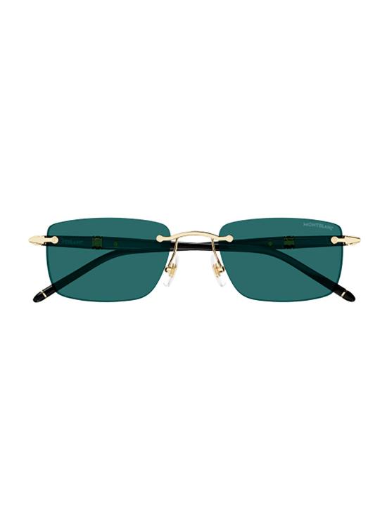 26SS 몽블랑 선글라스 MB0344S 006 GOLD BLACK GREEN METALLIC