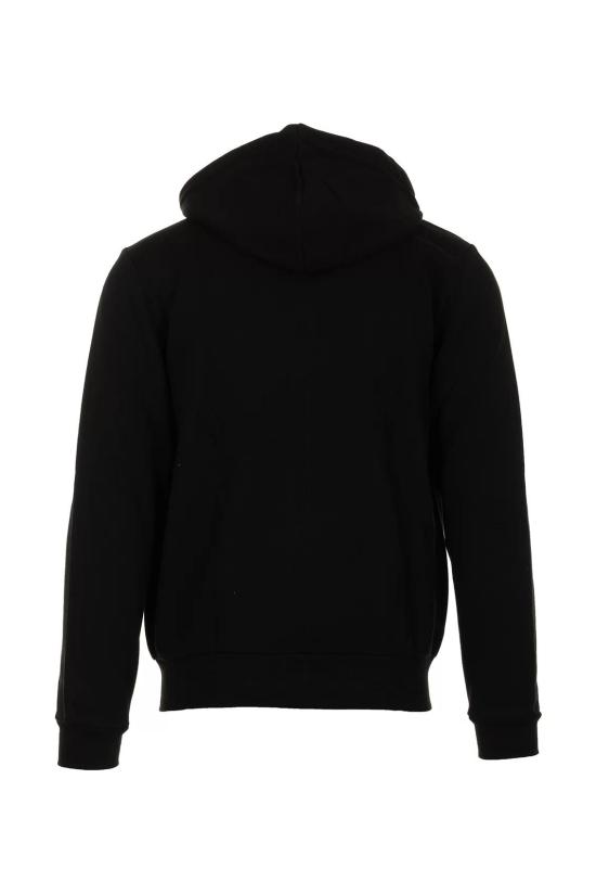 25FW 라코스테 캥거루 포켓 플리스 후드 집업 SH9626 031 NERO BLACK - LACOSTE