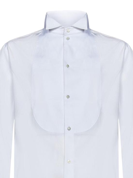 25FW 엠포리오 아르마니 셔츠 D41C70D1C29 101 WHITE - EMPORIO ARMANI