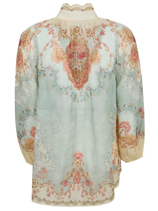 26SS 짐머만 셔츠 4273TRS263 WPFM WALLPAPER FLORAL MINT MULTICOLOUR