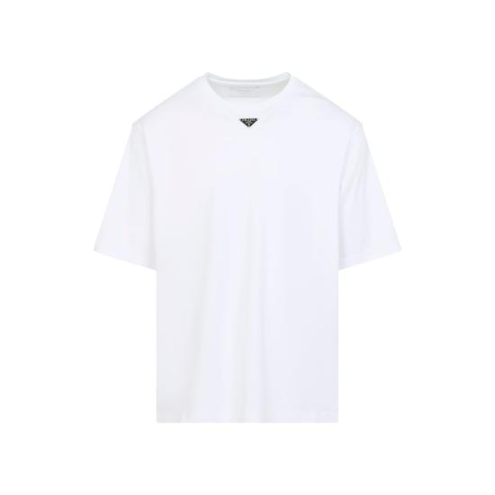 26SS 프라다 폴로 티셔츠 UJN861S232 240 F0009 BIANCO WHITE