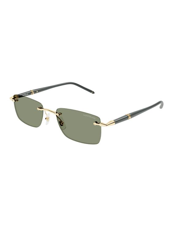 26SS 몽블랑 선글라스 MB0344S 005 GOLD GREY GREEN - MONTBLANC