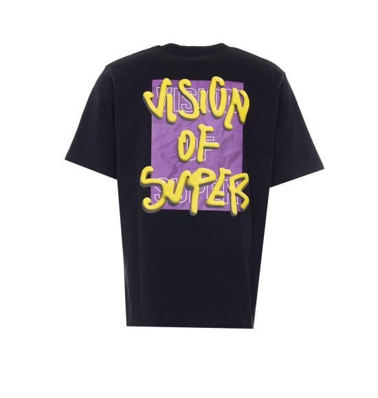 26SS 비전오브슈퍼 반팔 티셔츠 VS096TE BLACK Black - VISION OF SUPER