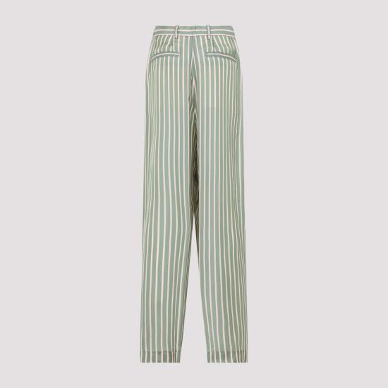 26SS 드리스 반 노튼 스트레이트 팬츠 2610109463274 604 GREEN - DRIES VAN NOTEN