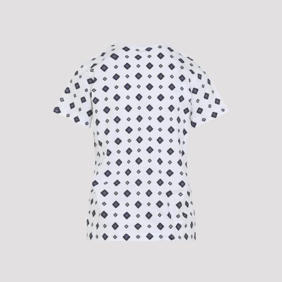 26SS 모스키노 반팔 티셔츠 261E0716 0541 2001 FANTASIA BIANCO WHITE - MOSCHINO