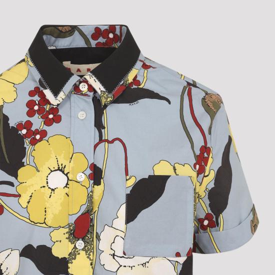 26SS 마르니 셔츠 CAMA0669QS UTC581 MFB31 SKY BLUE - MARNI