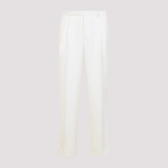 26SS 브리오니 스트레이트 팬츠 RPAI0L OCA61 9100 OFF WHITE - BRIONI