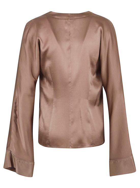 26SS 포르테포르테 셔츠 14579 MY SHIRT F49A 3002 NOCE BROWN - FORTE FORTE