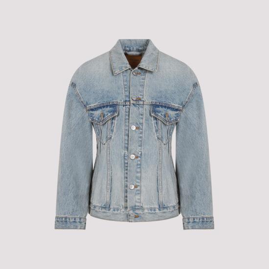  발렌시아가 자켓 773776 TJW79 4076 LIGHT INDIGO MADDER BLUE - BALENCIAGA