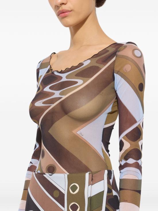 26SS 푸찌 반팔 티셔츠 6HJM47 6H849016 Blue - PUCCI