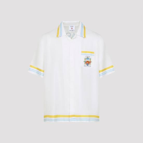 26SS 카사블랑카 셔츠 MSS26SH00304 WHITE - CASABLANCA