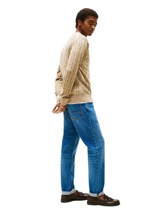 25FW 타미힐피거 긴팔 티셔츠 MW0MW39524 RBT BEIGE - TOMMY HILFIGER