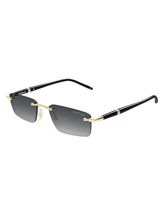 26SS 몽블랑 선글라스 MB0484S 001 GOLD BLACK GREY METALLIC - MONTBLANC