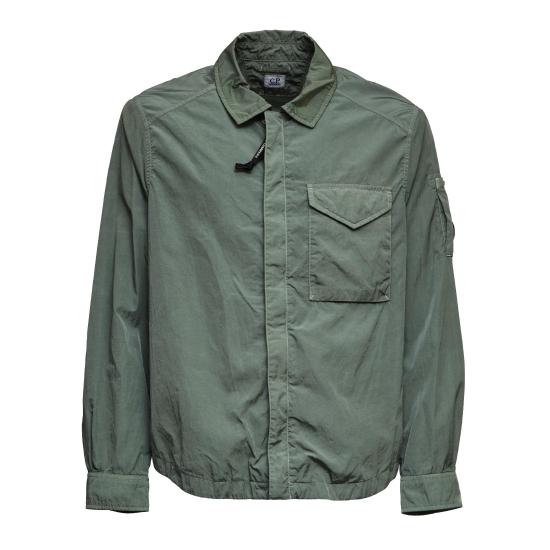 26SS 씨피 컴퍼니 크롬-R 지퍼 렌즈 오버셔츠 20CMOS710A005904G 668 AZZURRO