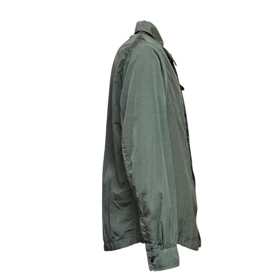 26SS 씨피 컴퍼니 크롬-R 지퍼 렌즈 오버셔츠 20CMOS710A005904G 668 AZZURRO - C.P. COMPANY