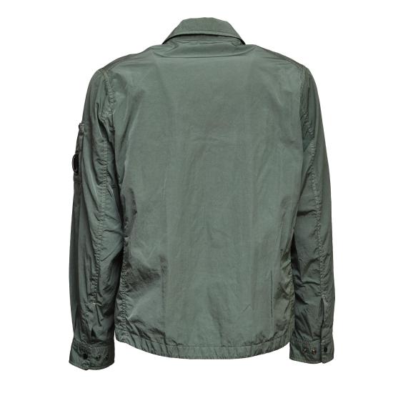 26SS 씨피 컴퍼니 크롬-R 지퍼 렌즈 오버셔츠 20CMOS710A005904G 668 AZZURRO - C.P. COMPANY