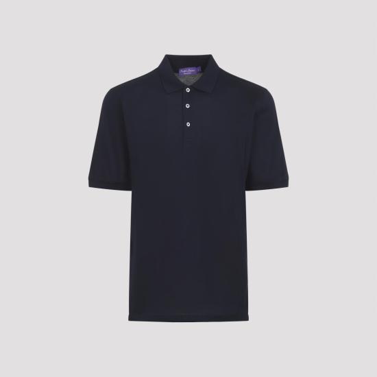 26SS 랄프로렌 퍼플라벨 폴로 티셔츠 790877021009 CLASSIC CHARMAIN NAVY BLUE - RALPH LAUREN PURPLE LABEL