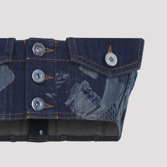 26SS 장 폴 고티에 탑 2601WBR014D027 57 VINTAGE BLUE - JEAN PAUL GAULTIER