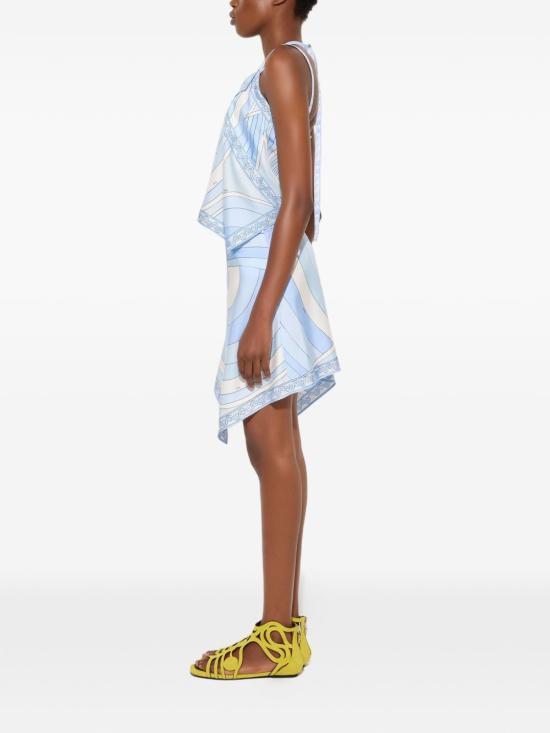 26SS 푸찌 미디 스커트 6HRV87 6H756012 Clear Blue - PUCCI