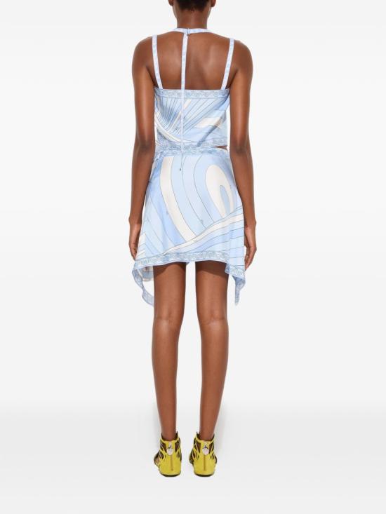 26SS 푸찌 미디 스커트 6HRV87 6H756012 Clear Blue - PUCCI