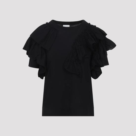 26SS 드리스 반 노튼 반팔 티셔츠 2610111433606 900 BLACK - DRIES VAN NOTEN