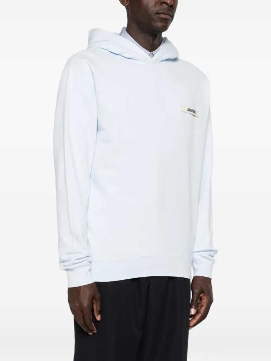 26SS 자크뮈스 후드 티셔츠 25EHOM00247AJ00126 LIGHT BLUE 2 321 - JACQUEMUS