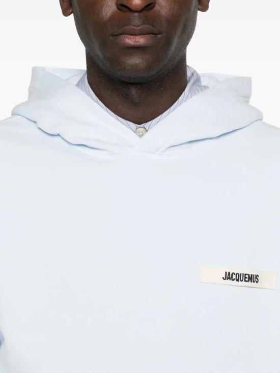 26SS 자크뮈스 후드 티셔츠 25EHOM00247AJ00126 LIGHT BLUE 2 321 - JACQUEMUS
