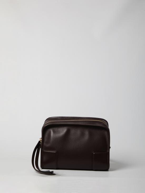 26SS 로에베 소프트 카프스킨 스몰 아마조나 180 백 A039AS0X01 BROWN