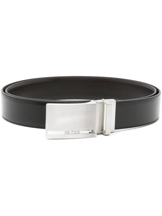 26SS 휴고보스 가죽 벨트 50481069002 BLACK DOM - HUGO BOSS