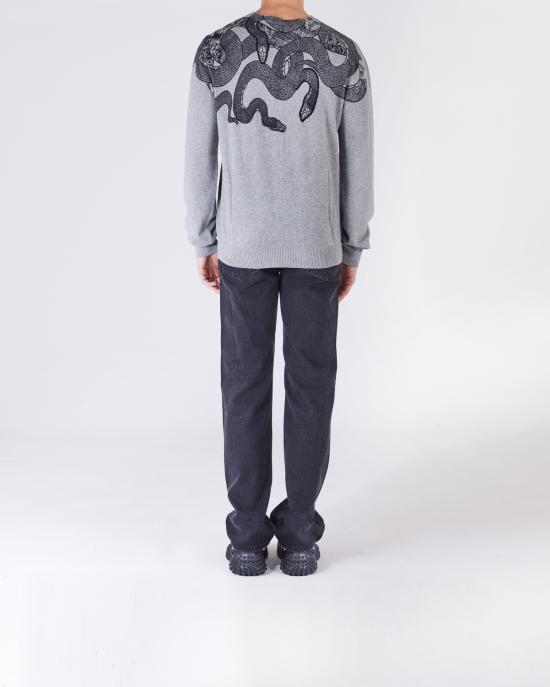  저스트까발리 스웨터 77OAFM36 CMF13 829 GRIGIO CHIARO - JUST CAVALLI