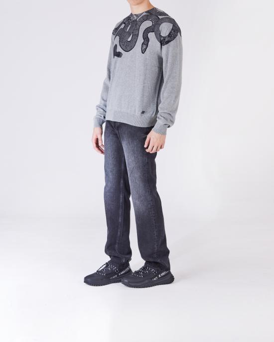  저스트까발리 스웨터 77OAFM36 CMF13 829 GRIGIO CHIARO - JUST CAVALLI