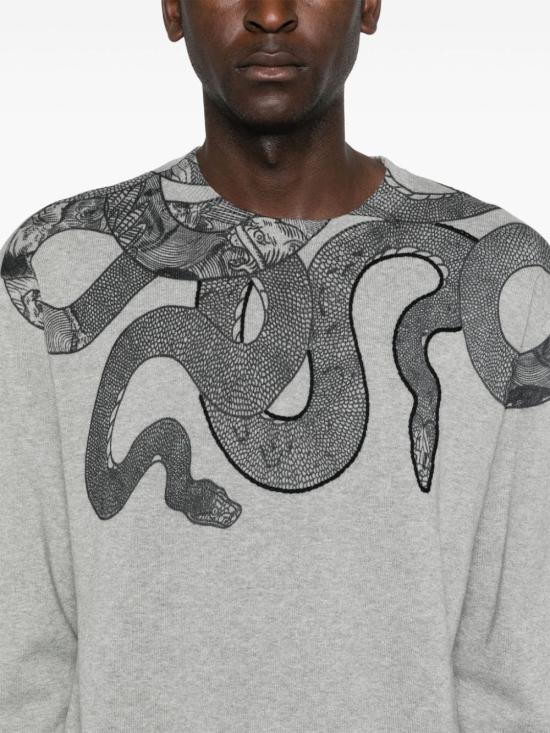  저스트까발리 스웨터 77OAFM36 CMF13 829 GRIGIO CHIARO - JUST CAVALLI