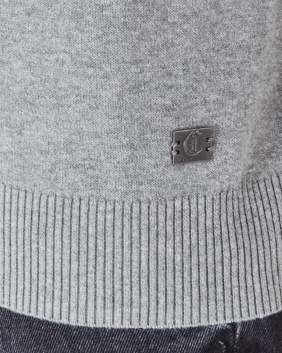  저스트까발리 스웨터 77OAFM36 CMF13 829 GRIGIO CHIARO - JUST CAVALLI