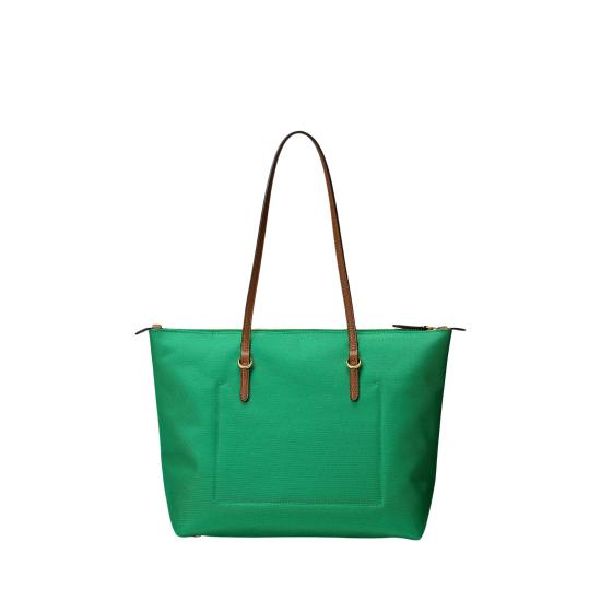 26SS 랄프 로렌 토트백 431916737044 GREEN TOPAZ LAUREN TAN - RALPH LAUREN