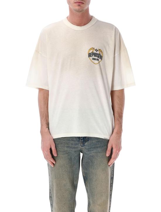 26SS 리프레젠트 폴로 티셔츠 MLM100171 30 WASHED ECRU
