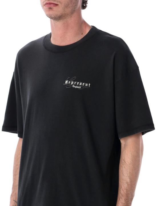 26SS 리프레젠트 폴로 티셔츠 MLM100178 06 VINTAGE BLACK - REPRESENT