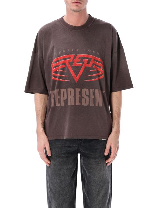 26SS 리프레젠트 폴로 티셔츠 MLM100176 17 BROWN