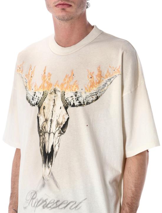 26SS 리프레젠트 폴로 티셔츠 MLM100592 30 WASHED ECRU - REPRESENT