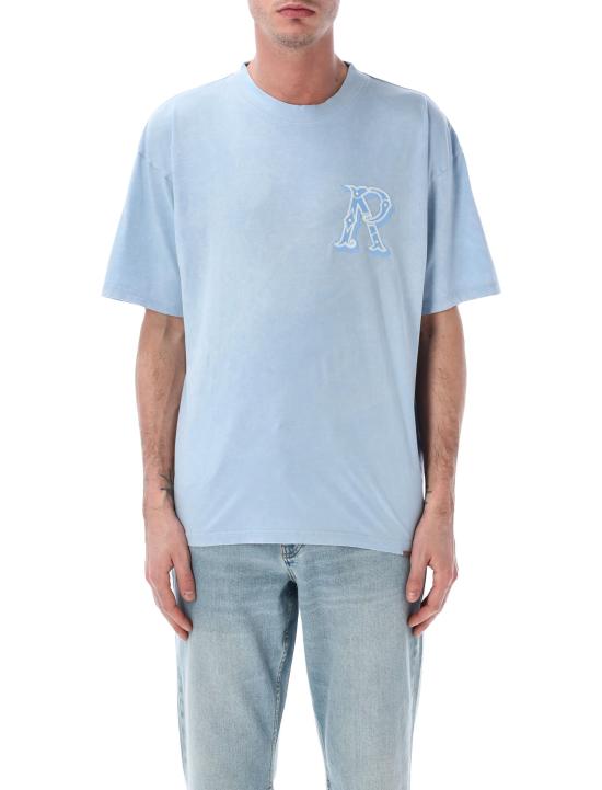 26SS 리프레젠트 폴로 티셔츠 MLM100595 08 MOUNTAIN BLUEBIRD