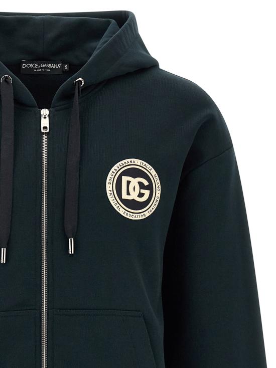 26SS 돌체앤가바나 후드 티셔츠 G9AIYZG7PZGB0665 Green - DOLCE & GABBANA