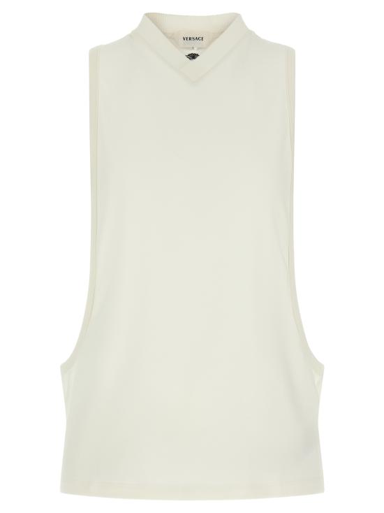 26SS 베르사체 탑 10245131A178881W000 White