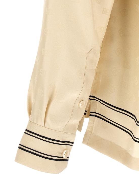 26SS 돌체앤가바나 긴팔 셔츠 G5IF1THI11SHA5WH Beige - DOLCE & GABBANA