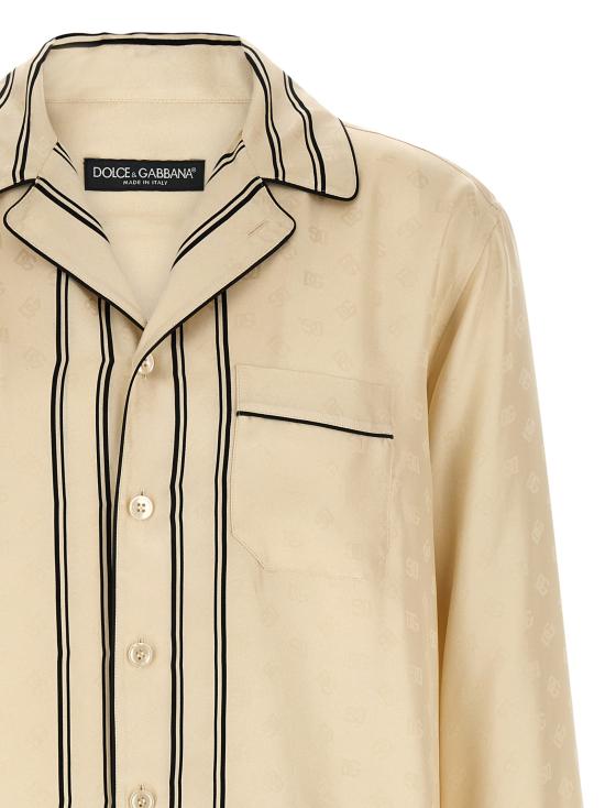 26SS 돌체앤가바나 긴팔 셔츠 G5IF1THI11SHA5WH Beige - DOLCE & GABBANA